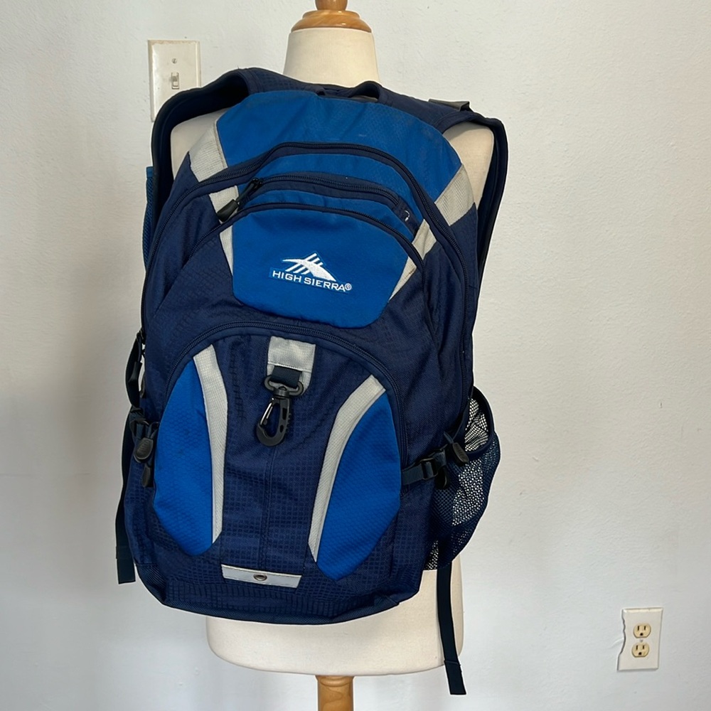 High Sierra Blue‎ Laptop 19" Computer Padded Backpack Bag